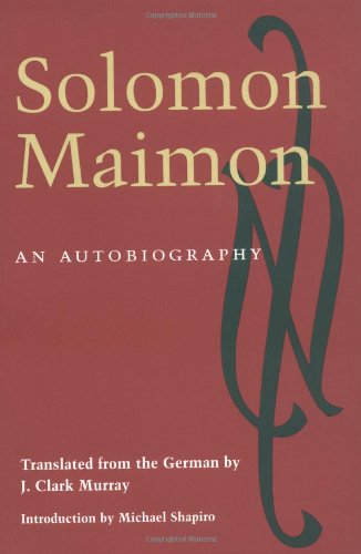 Solomon Maimon: An Autobiography by Salomon Maimon book cover